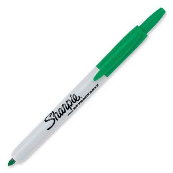 Sharpie Retractable Green